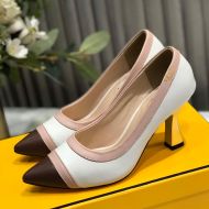 Fendi Colibri Pumps Women Leather White