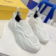 Fendi Flow Sneakers Unisex Mesh White