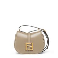 Fendi Mini C'mon Bag In Calf Leather Grey