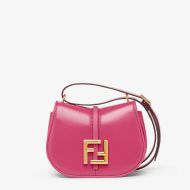 Fendi Mini C'mon Bag In Calf Leather Rose