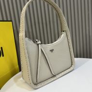 Fendi Mini Fendessence Bag In Cuoio Romano Leather Beige